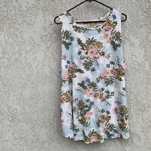 Torrid 4X Floral Classic Fit Heritage Slub Crew
Neck Tank